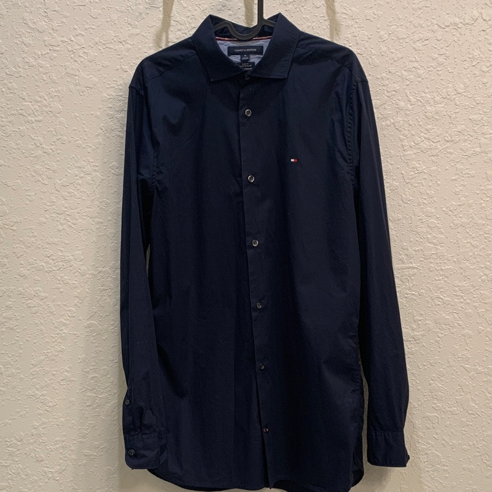 Tommy Hilfiger Dark Blue Casual Shirt